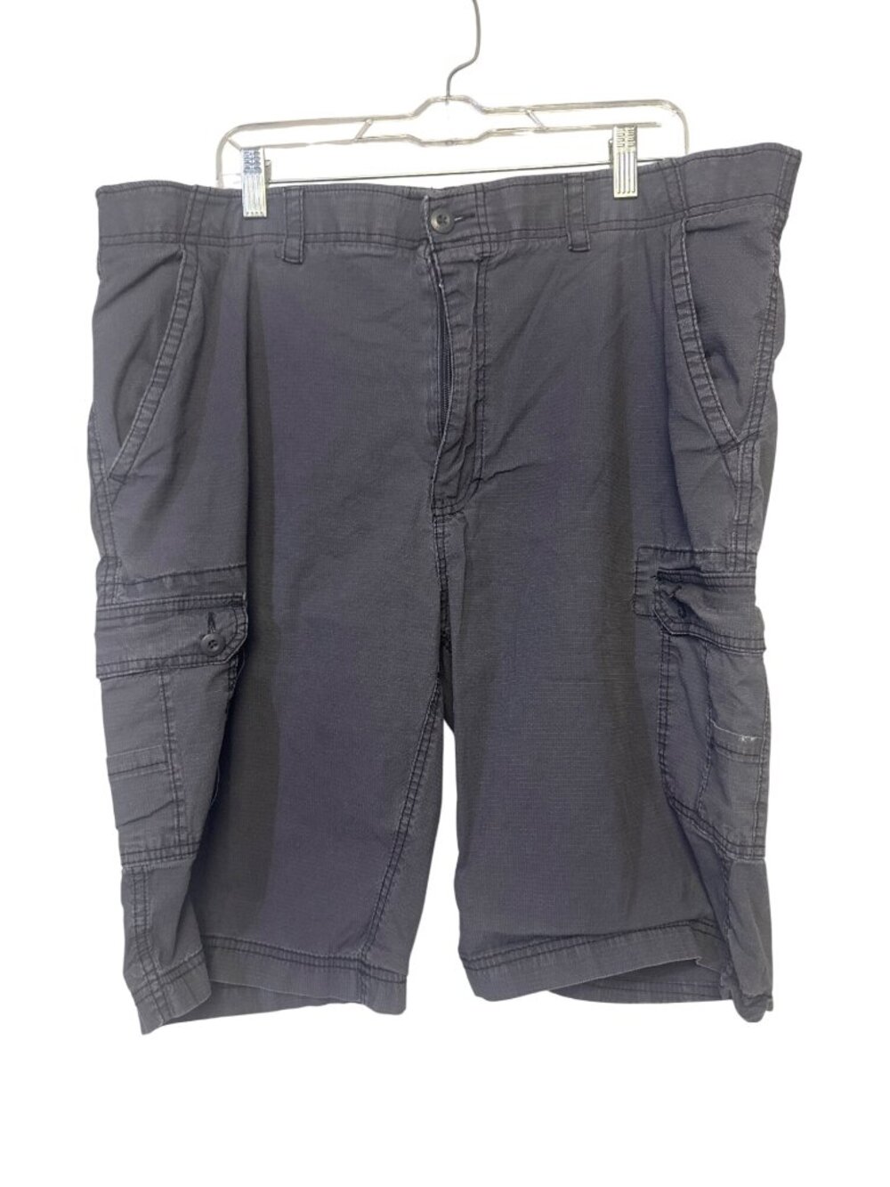 Wearfirst Mens Cargo Shorts Gray Size 42 Cotton Spandex Relaxed Fit